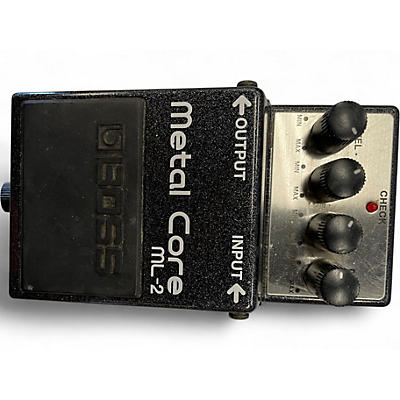 Used 2020 BOSS ML2 Metal Core Distortion Effect Pedal