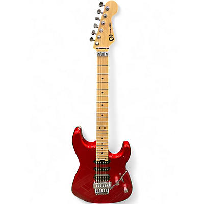 Used 2020 Charvel  MJ SAN DIMAS STYLE 1 HSSFR Candy Apple Red Solid Body Electric Guitar