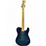 Used 2020 Charvel Pro Mod San Dimas HH HT Blue Solid Body Electric Guitar Blue