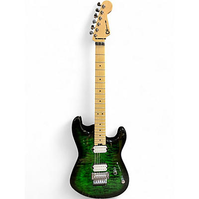 Used 2020 Charvel San Dimas SD1-2H Green Solid Body Electric Guitar