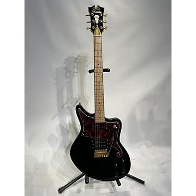 D'Angelico Used 2020 D'Angelico Bedford Deluxe HS Tremolo Black Solid Body Electric Guitar