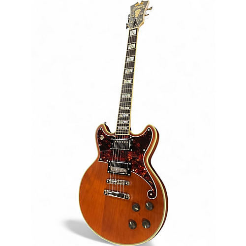 Used 2020 D'Angelico Deluxe Series Brighton Solidbody Electric Guitar With USA Se Matte Walnut Solid Body Electric Guitar Matte Walnut