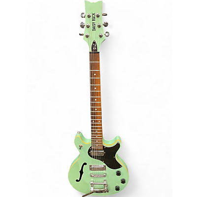 Daisy Rock Used 2020 Daisy Rock RETRO H DELUXE Seafoam Green Hollow Body Electric Guitar