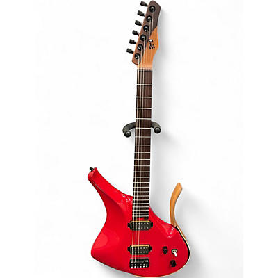 Used 2020 Dean Gordon Guitars Virtus, "Ferrari" Ferrari Corsa Red Solid Body Electric Guitar