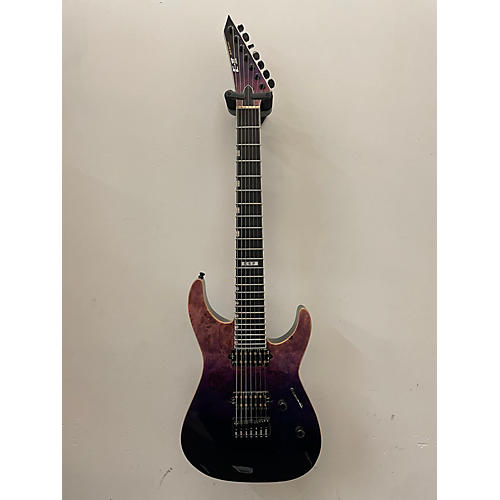 ESP Used 2020 ESP E-II M-II SEVEN PURPLE NATRUAL FADE Solid Body Electric Guitar PURPLE NATRUAL FADE