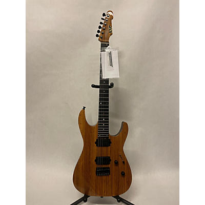 Esp Usa Used 2020 ESP USA M-II HT USA NATURAL ZEBRA WOOD Solid Body Electric Guitar