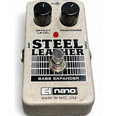 Electro-Harmonix Used 2020 Electro-Harmonix Steel Leather Nano Bass Expander Bass Effect Pedal