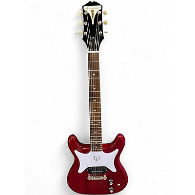 Used 2020 Epiphone Coronet Cherry Solid Body Electric Guitar