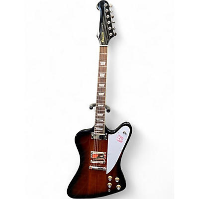 Used 2020 Epiphone Firebird Studio Vintage Sunburst Solid Body Electric Guitar