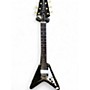 Used 2020 Epiphone Flying V Black Solid Body Electric Guitar Black