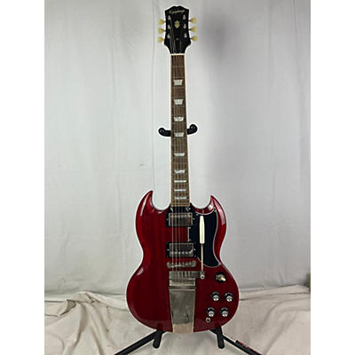 Epiphone Used 2020 Epiphone Les Paul 61 Reissue Sg Cherry Solid Body Electric Guitar