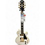 Used 2020 Epiphone Les Paul Custom Pro Alpine White Solid Body Electric Guitar Alpine White