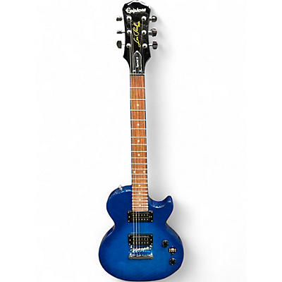 Used 2020 Epiphone Les Paul Special II Royal Blue Solid Body Electric Guitar