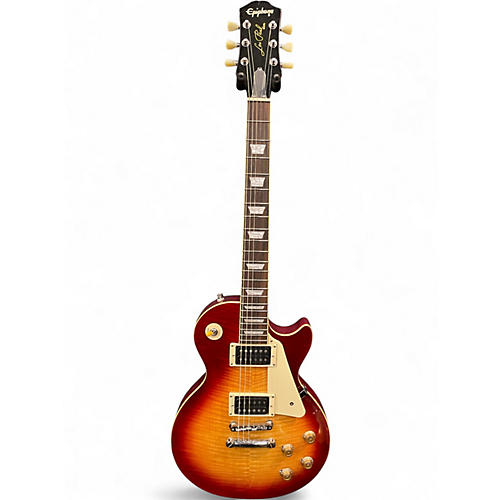Used 2020 Epiphone Les Paul Standard 1950s Cherry Sunburst Solid Body Electric Guitar Cherry Sunburst