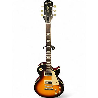 Used 2020 Epiphone Les Paul Standard Tobacco Burst Solid Body Electric Guitar