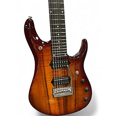 Used 2020 Ernie Ball Music Man JP7 KOA KOA Solid Body Electric Guitar