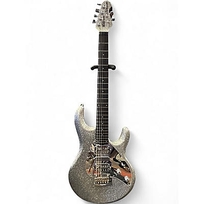 Used 2020 Ernie Ball Silhouette BFR  Silver Flake Solid Body Electric Guitar
