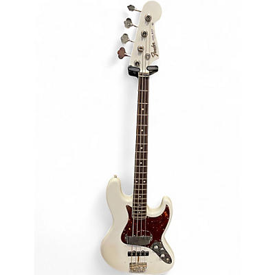 Used 2020 Fender 60th Anniversary 60's Jazz Bass Arctic Pearl Electric Bass Guitar