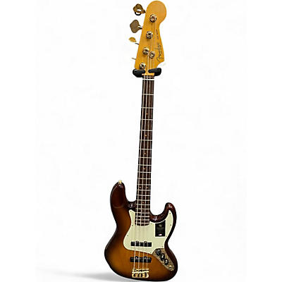 Used 2020 Fender 75th Anniversary American Jazz Bass Bourbon Burst Electric Bass Guitar