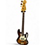 Used 2020 Fender 75th Anniversary American Jazz Bass Bourbon Burst Electric Bass Guitar Bourbon Burst