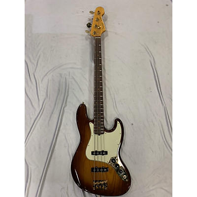 Fender Used 2020 Fender 75th Anniversary Commemorative American Jazz Bass 2 Color Sunburst Electric Bass Guitar