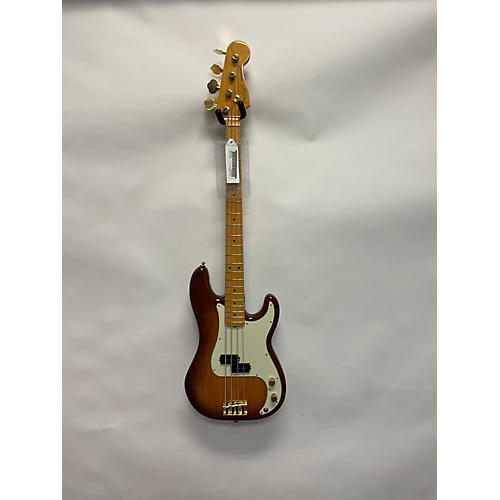 Fender Used 2020 Fender 75th Anniversary Commemorative American Precision Bass Tobacco Burst Electric Bass Guitar Tobacco Burst