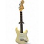 Used 2020 Fender Albert Hammond Jr. Stratocaster Olympic White Solid Body Electric Guitar Olympic White