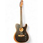 Used 2020 Fender American Acoustasonic Telecaster Black Acoustic Electric Guitar Black