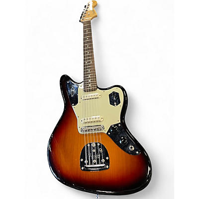Used 2020 Fender American Professional Jaguar 3 Color Sunburst Solid Body Electric Guitar