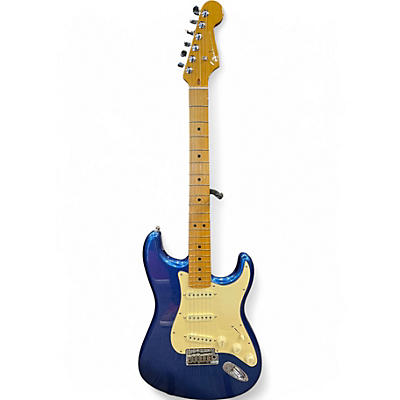 Used 2020 Fender American Ultra Stratocaster Cobra Blue Solid Body Electric Guitar