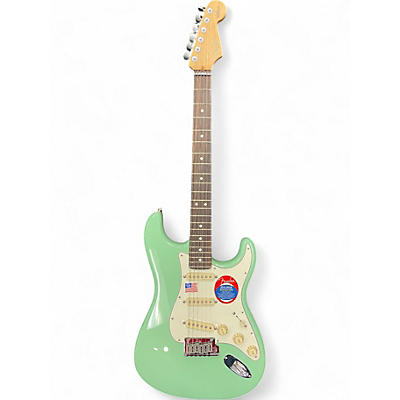 Used 2020 Fender Artist Series Jeff Beck Stratocaster Surf Green Solid Body Electric Guitar