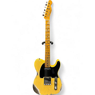 Used 2020 Fender Custom Shop 70th Anniversary Broadcaster Heavy Relic Butterscotch Blonde Solid Body Electric Guitar