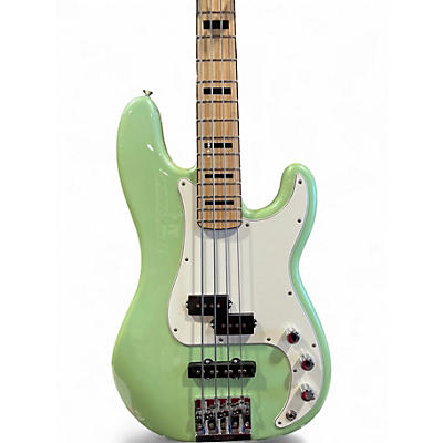 Used 2020 Fender Deluxe Precision Bass Special Seafoam Green Metallic Electric Bass Guitar