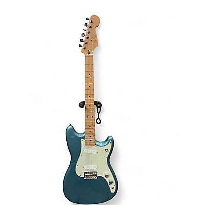 Used 2020 Fender Duo Sonic Blue Solid Body Electric Guitar
