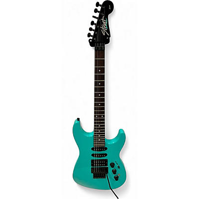 Used 2020 Fender Limited Edition HM Stratocaster Ice Blue Solid Body Electric Guitar