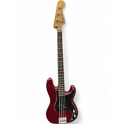 Fender Used 2020 Fender Nate Mendel Precision Bass CANDY APPLE RED Electric Bass Guitar