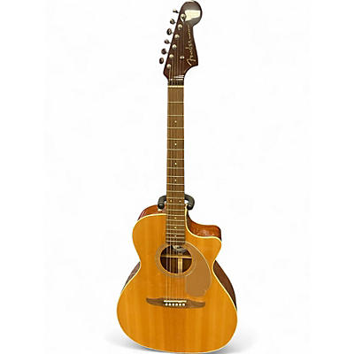 Used 2020 Fender Newporter Player Natural Acoustic Electric Guitar
