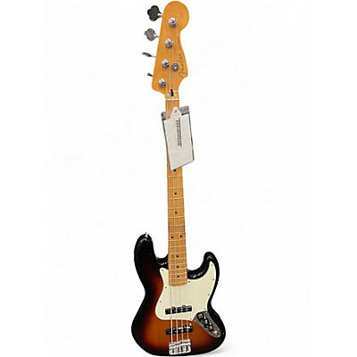 Used 2020 Fender Player Jazz Bass 3 Tone Sunburst Electric Bass Guitar