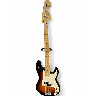 Used 2020 Fender Player Precision Bass 2 Tone Sunburst Electric Bass Guitar
