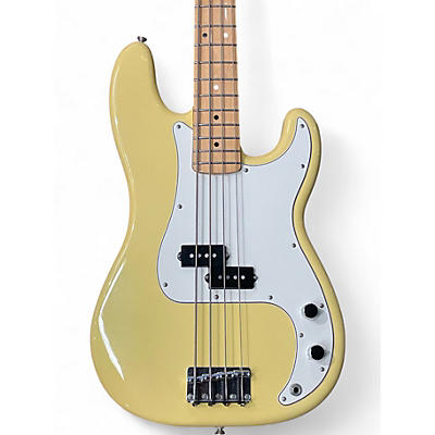 Used 2020 Fender Player Precision Bass Buttercream Electric Bass Guitar