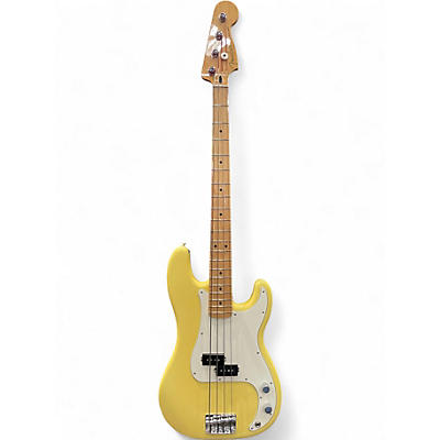 Used 2020 Fender Player Precision Bass Buttercream Electric Bass Guitar