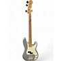 Used 2020 Fender Player Precision Bass Silver Electric Bass Guitar Silver