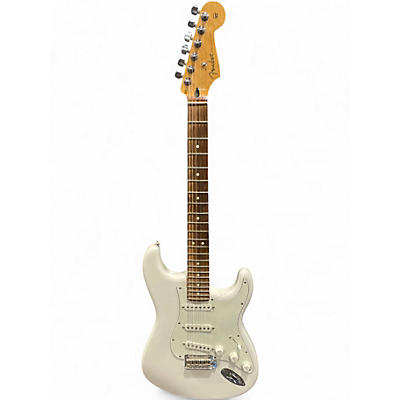 Used 2020 Fender Player Stratocaster Alpine White Solid Body Electric Guitar