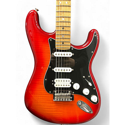 Fender Used 2020 Fender Player Stratocaster Cherry Sunburst Solid Body Electric Guitar Cherry Sunburst