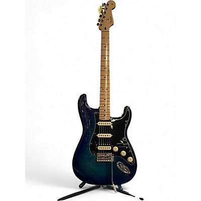 Used 2020 Fender Player Stratocaster HSS Plus Top Blue Burst Solid Body Electric Guitar
