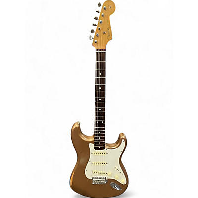 Fender Used 2020 Fender Vintera 60s Stratocaster Road Worn Firemist Gold Solid Body Electric Guitar