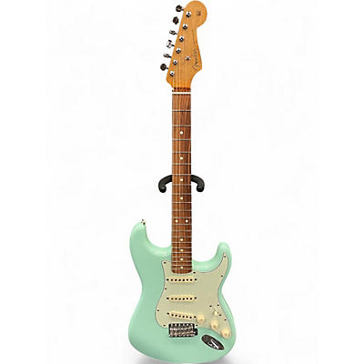 Used 2020 Fender Vintera 60s Stratocaster Surf Green Solid Body Electric Guitar