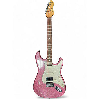 Firefly Used 2020 Firefly Pure Series Sparkle Pink Solid Body Electric Guitar