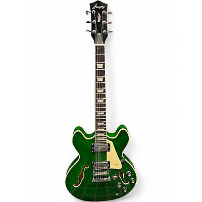Used 2020 Firefly jsn Green Hollow Body Electric Guitar