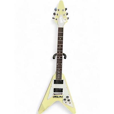 Used 2020 Gibson 70'S FLYING V Alpine White Solid Body Electric Guitar